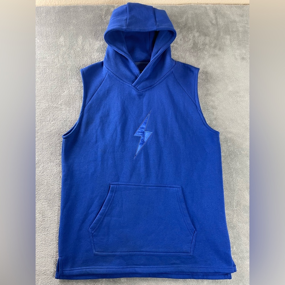 Bruce Bolt Sleeveless Hoodie Royal Blue Men’s XL